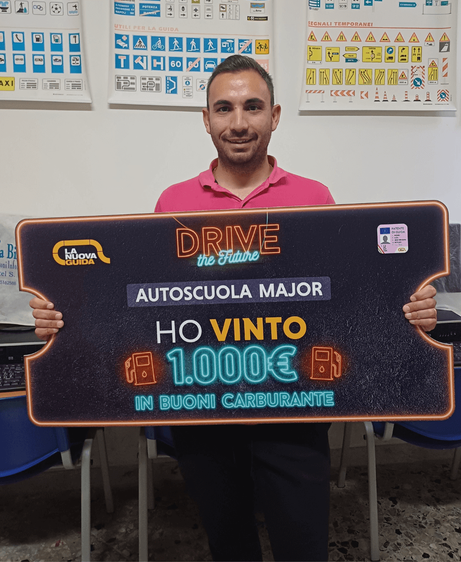 Autoscuola Major vincitore 1000 euro aprile